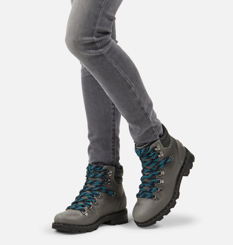 Sorel Dam Stövlar Mörk Grå - Lennox™ Hiker Mid - QVS-971803